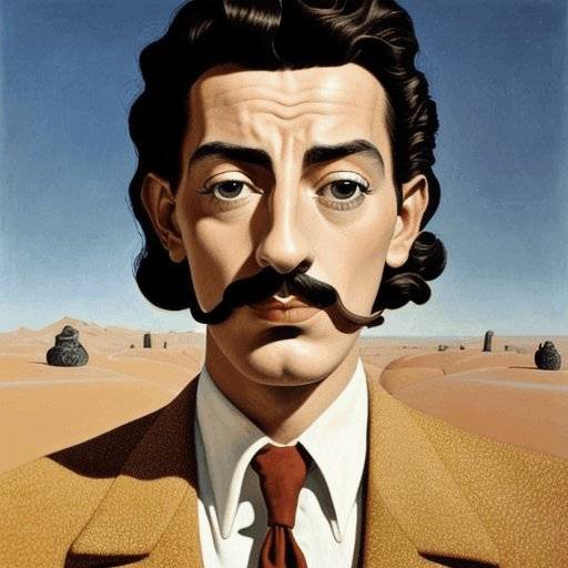 Foto de perfil artistica al estilo de Dali para hombre
