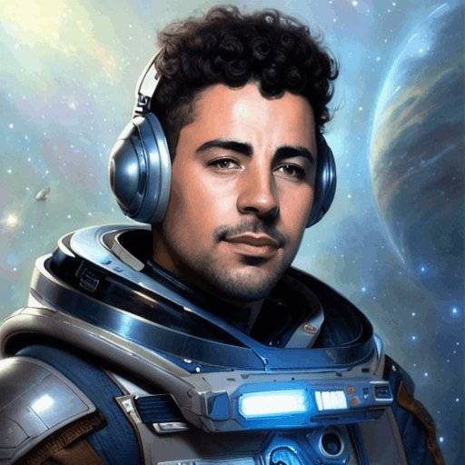 Foto de perfil anime como Explorador Espacial para hombre